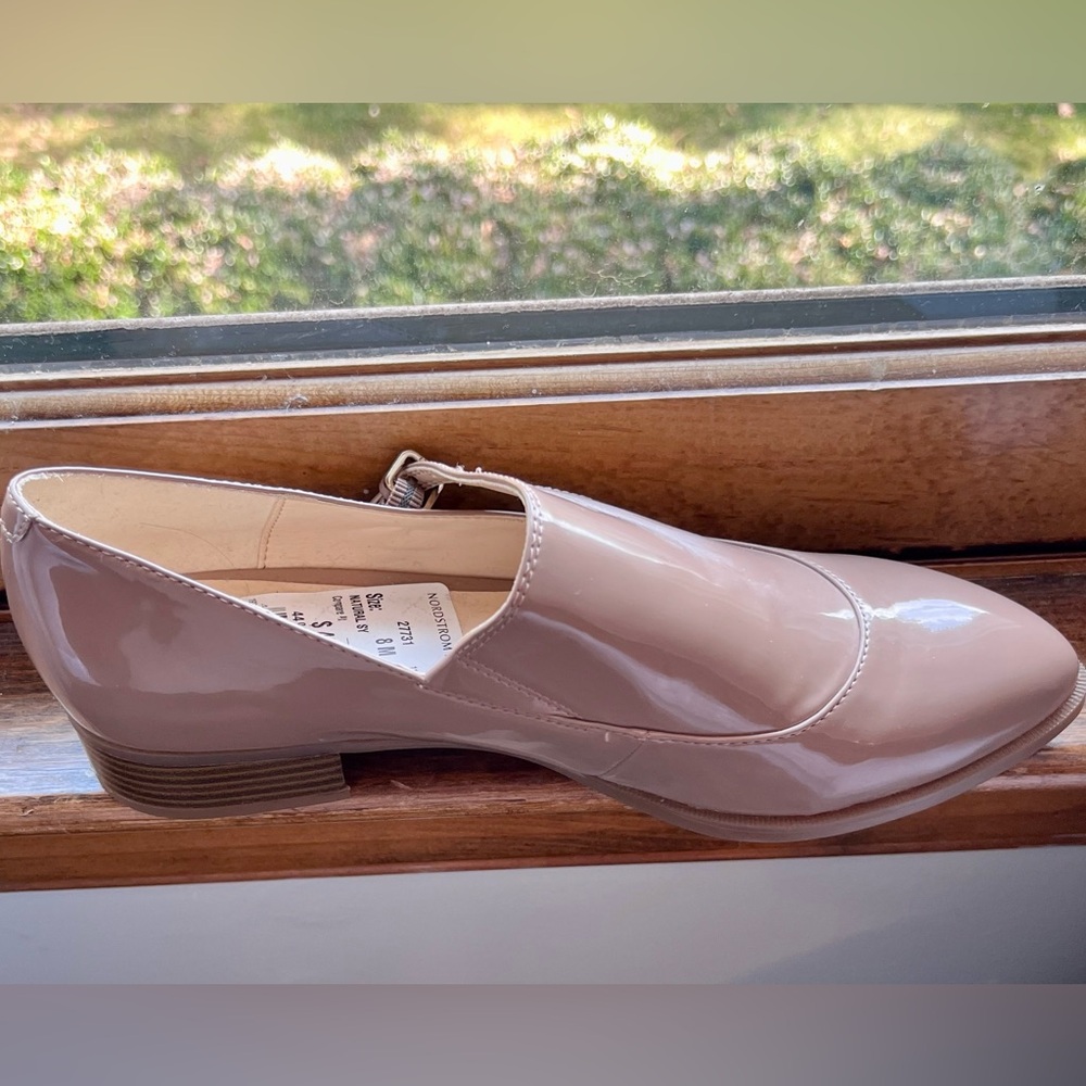 Nine West patent leather loafers